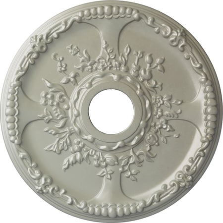 Ekena Millwork Antioch Ceiling Medallion (Fits Canopies up to 3 1/2"), 18"OD x 3 1/2"ID x 1 3/8"P, Flash Copper CM18SEFCS